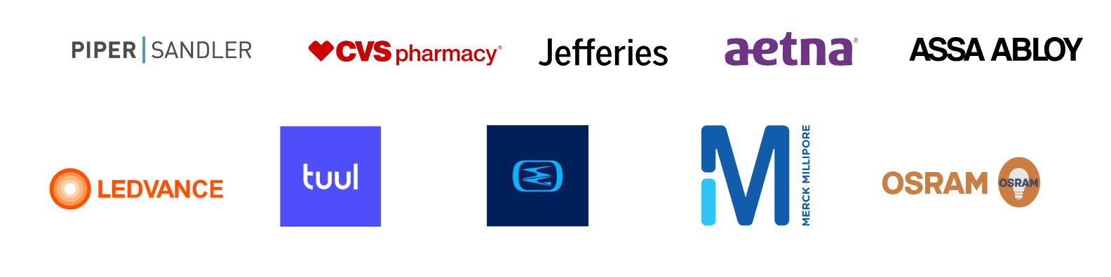 Companies our CFO members worked for